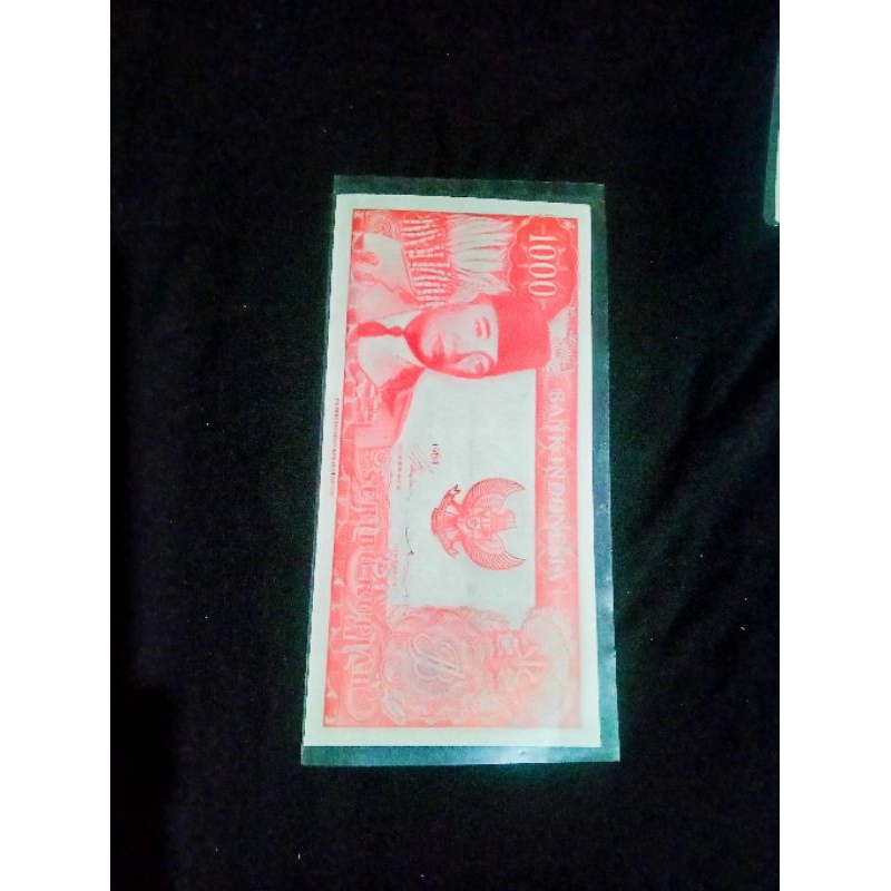 Hobby Koleksi Uang Kuno Soekarno Melengkung 1000 Merah 5 Penari