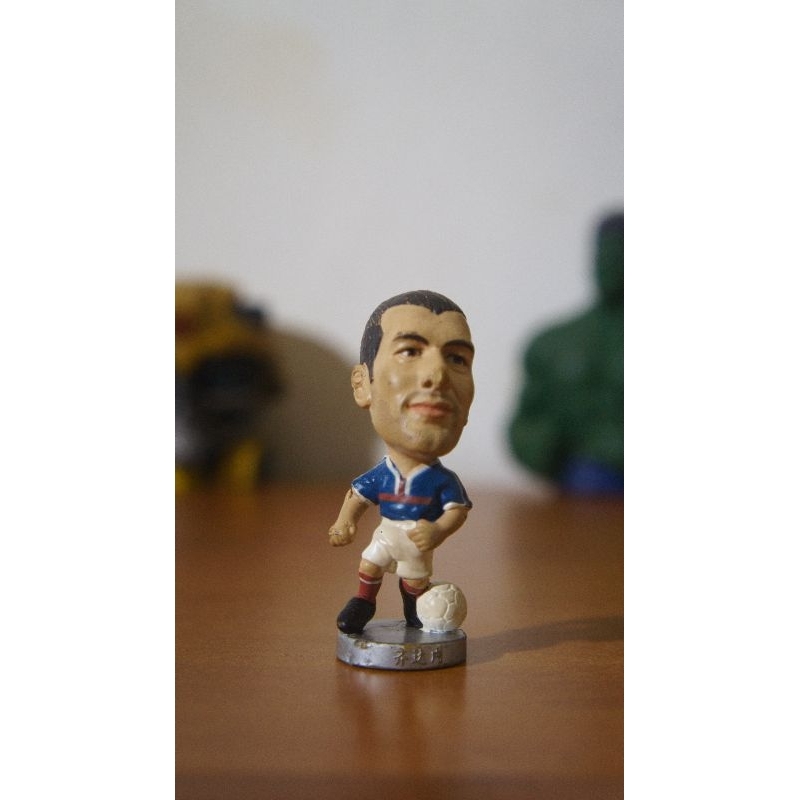 Mini Figure Pemain Bola Zinedine Zidane Pocket Sport Vintage Mainan Lawas
