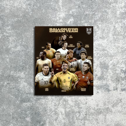 Poster Hiasan Dinding Bola Ballon D'or