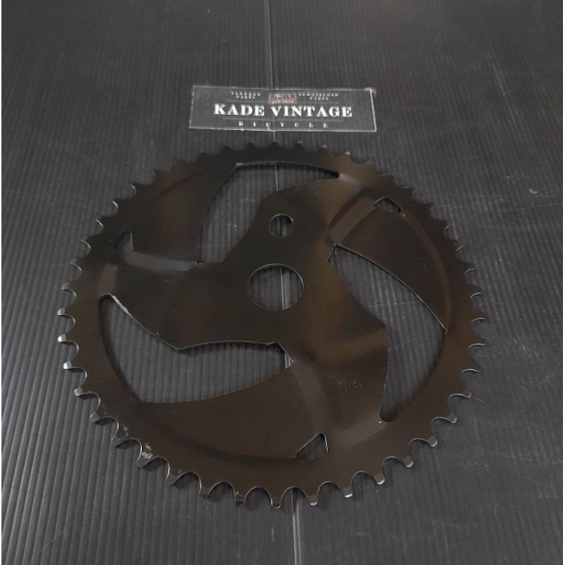 Chainring 44T Gear black Crank OSBMX old school BMX arm vintage