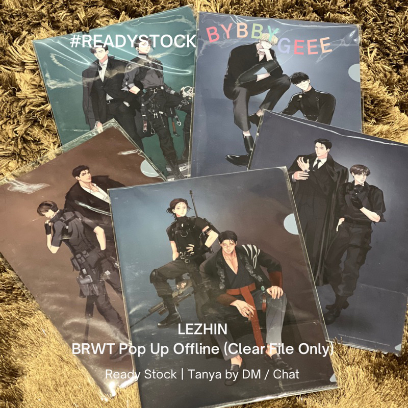 [ READY STOCK ] LEZHIN Pop Up Store J-MEESHOP BRWT Goods - Clear File Only