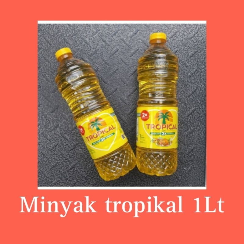 

Minyak Sayur Tropikal kemasan botol 1Lt