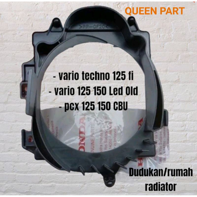 dudukan radiator cover rumah radiator Vario 125 fi KZR dan Vario 125 150 led 2016 2017