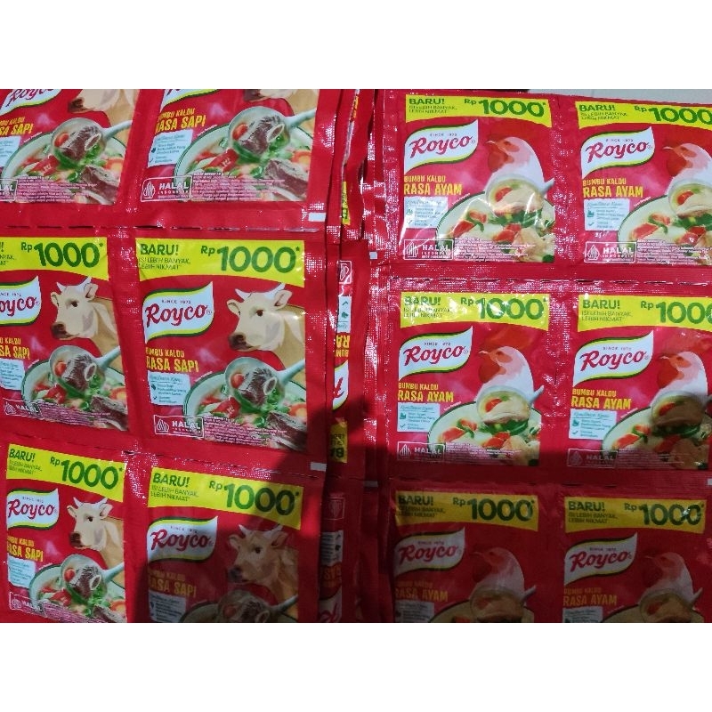 Royco Kaldu Ayam dan Sapi 1 renteng isi 12 @16gr