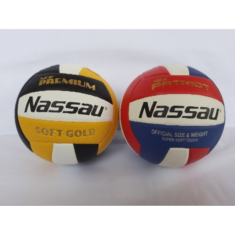 Bola Voli/volly/volley Nassau patriot Original/Bola voli volly New PREMIUM NASSAU SOFT GOLD