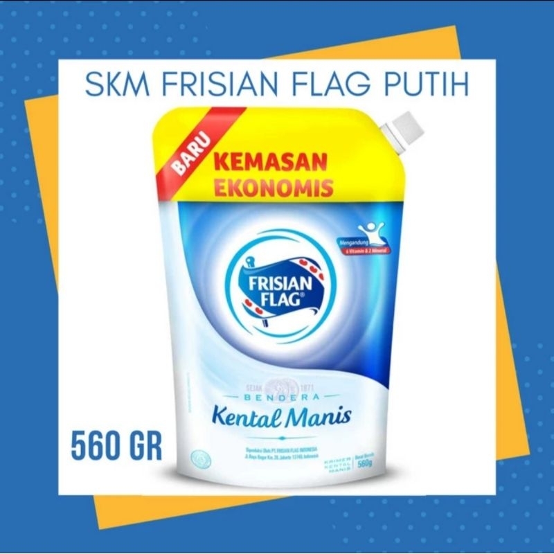 

bendera Frisian flag kental manis pouch 545g