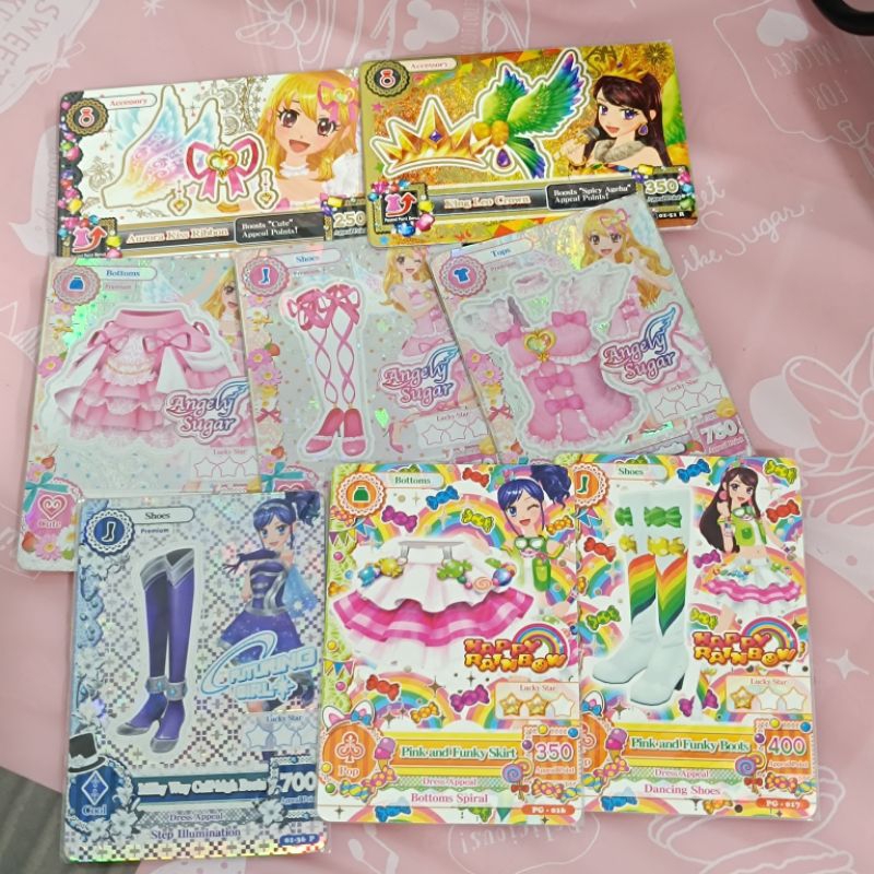 (BOOKED) Set Aurora Kiss, AOI Card, Acc Leo, and 2 card