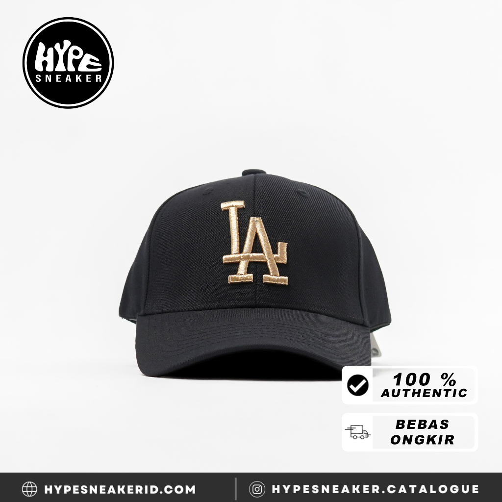 Topi MLB LA GOLD BLACK CAP 100% ORIGINAL
