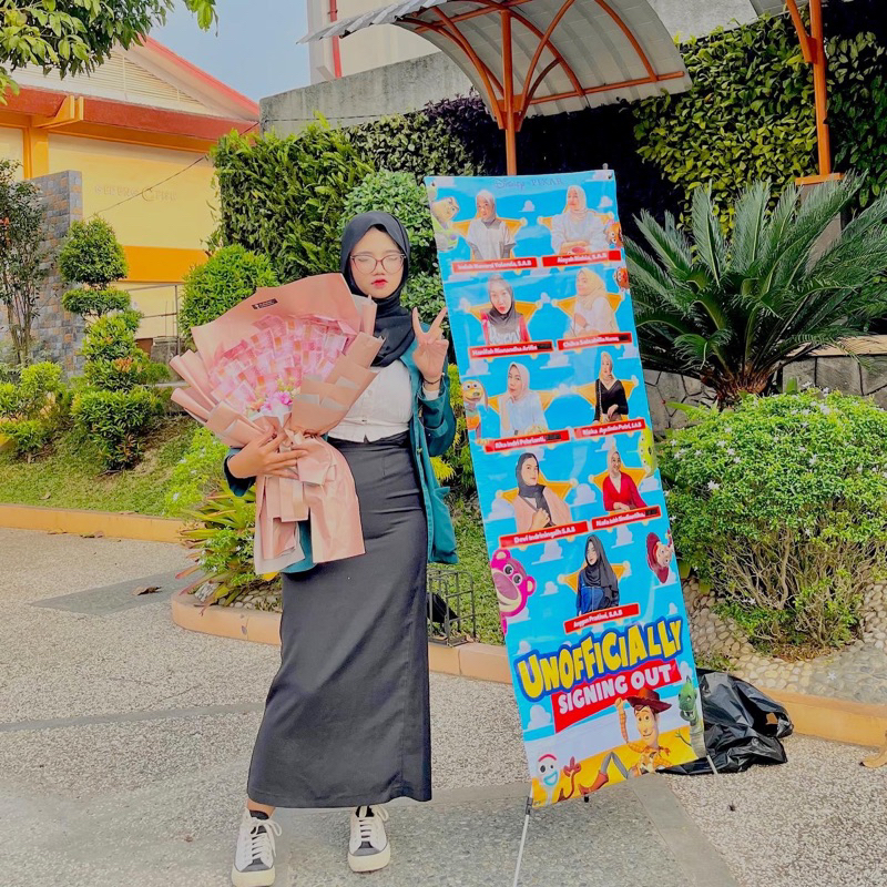 banner wisuda (prlove) bebas design