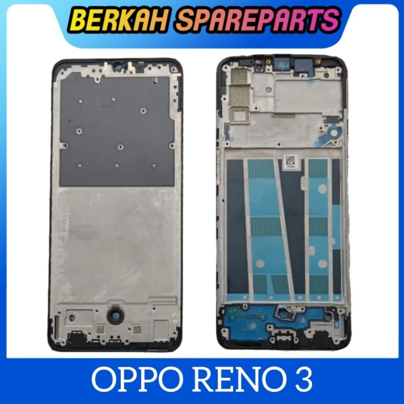 FRAME LCD TULANG LCD OPPO RENO 3 TATAKAN DUDUKAN LCD ORI