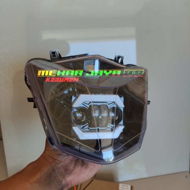 DAYMAKER LAMPU DEPAN BEAT ESP BEAT STREET 2016 2017 2018 2019 LAMPU TEMBAK BEAT ESP SENJA BIRU 2 LEN