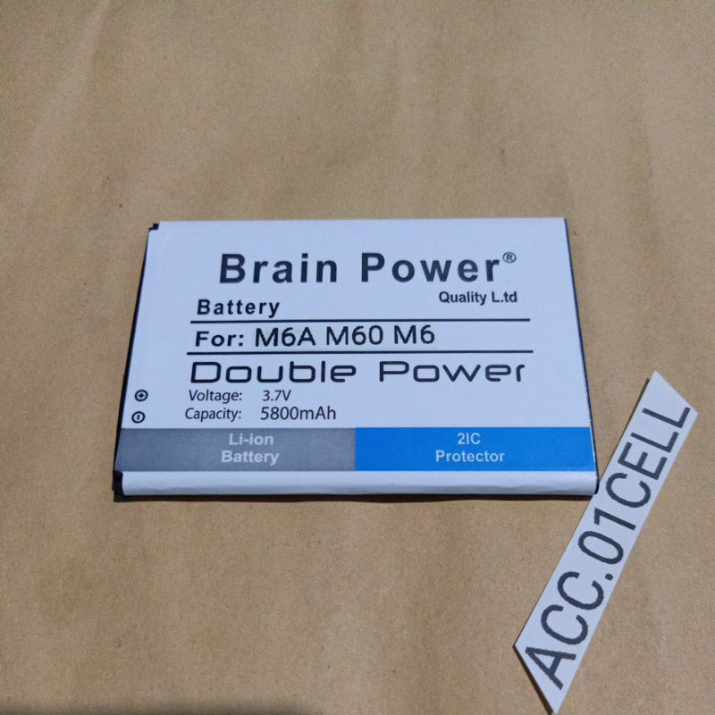 Baterai Batre Evercoss M6 M60 M6A Double Power