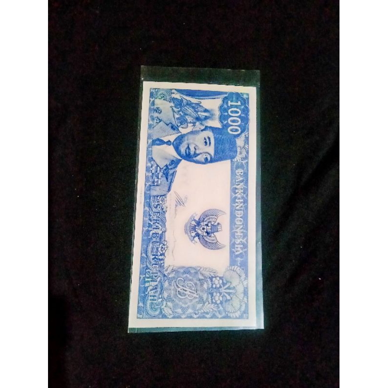 Hobby Koleksi Uang Kuno Soekarno Melengkung Biru 8 Penari