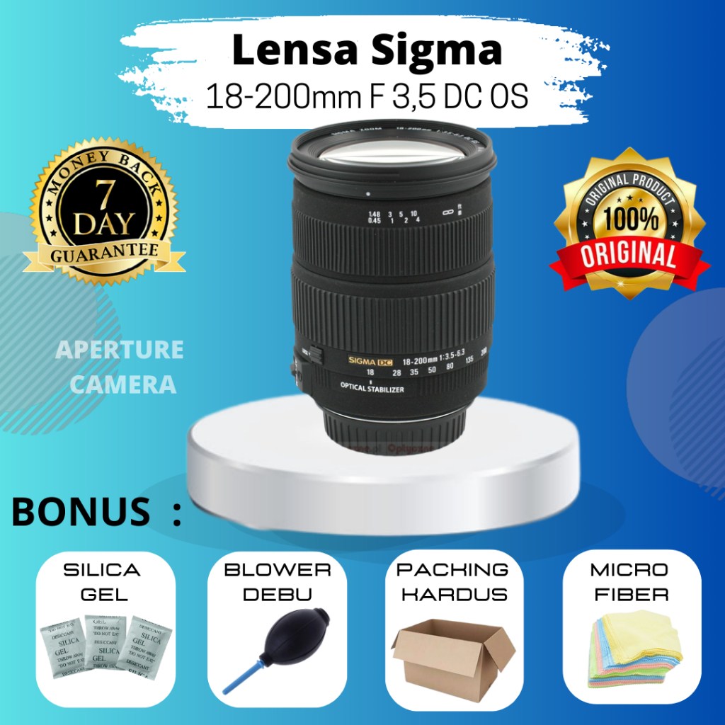 LENSA SIGMA 18-200MM F3.5 DC OS FOR CANON MURAHH