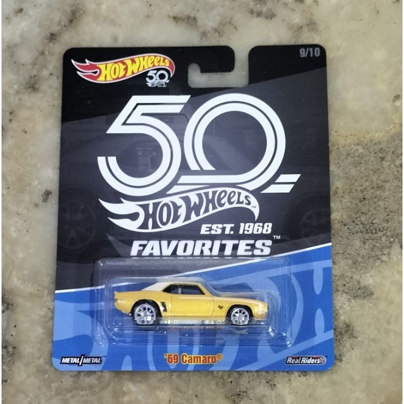 Hotwheels 69 Camaro Yellow