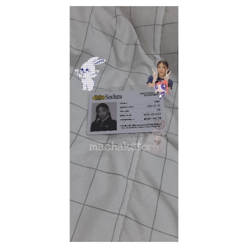 album hyein id card bluebook album