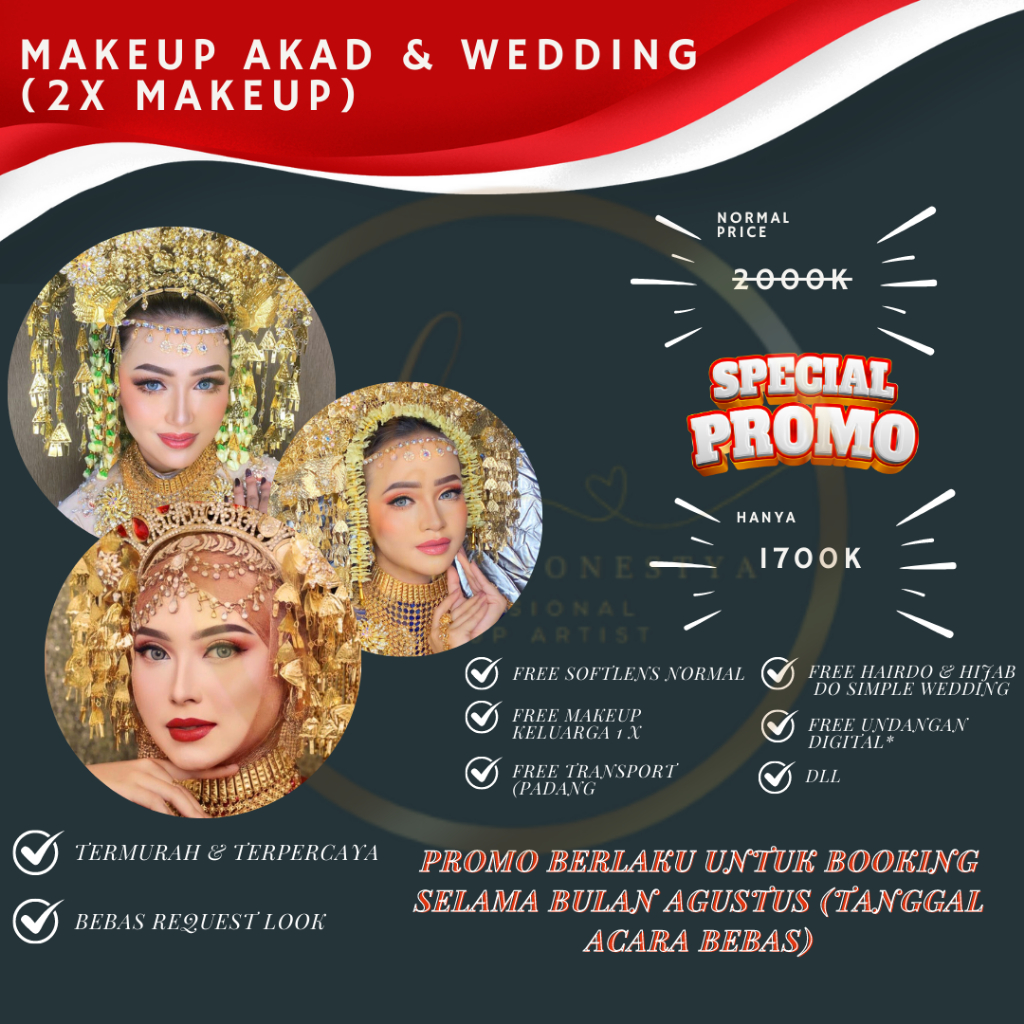 Jasa Makeup Wedding Mua Baralek Padang