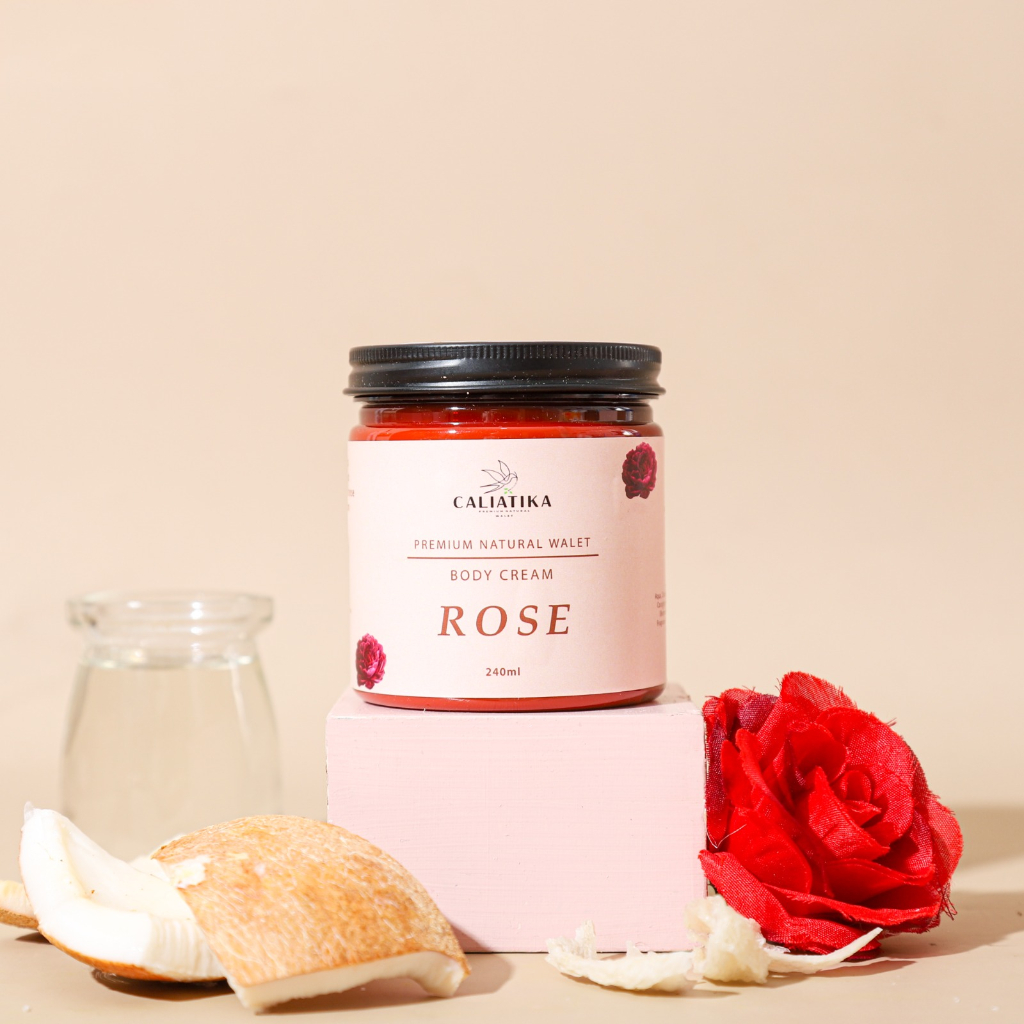 CALIATIKA BODY CREAM ROSE - BODY CREAM SARANG BURUNG WALET
