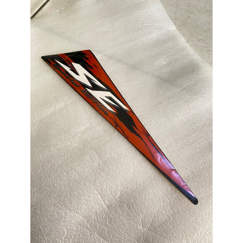 Kiri stiker body belakang ninja rr se oren 2014