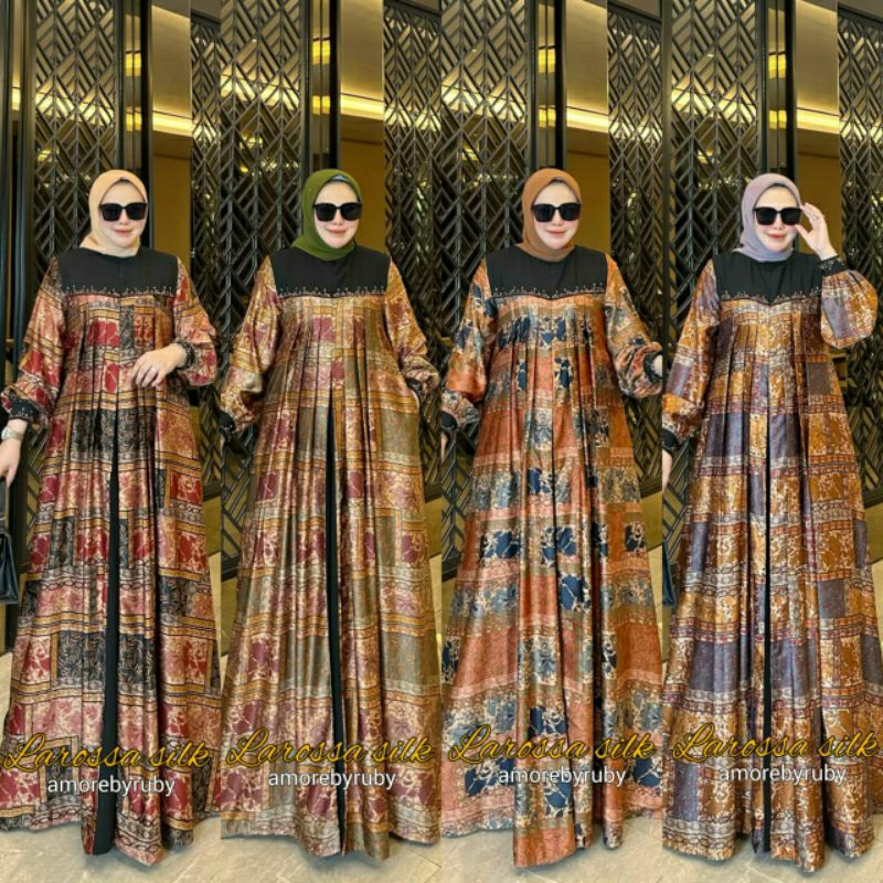 Gamis Pesta Terbaru/Gamis Larosa/Gamis Mewah/AmoreByRuby Original