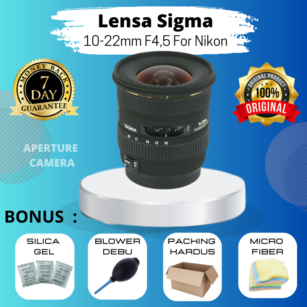 LENSA SIGMA 10-20MM F4.5 DC HSM FOR NIKON MURAHHHHH