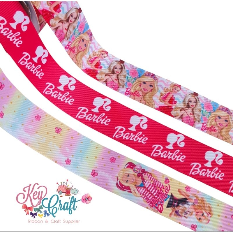 

Pita Grossgrain motif Barbie size 3,8cm