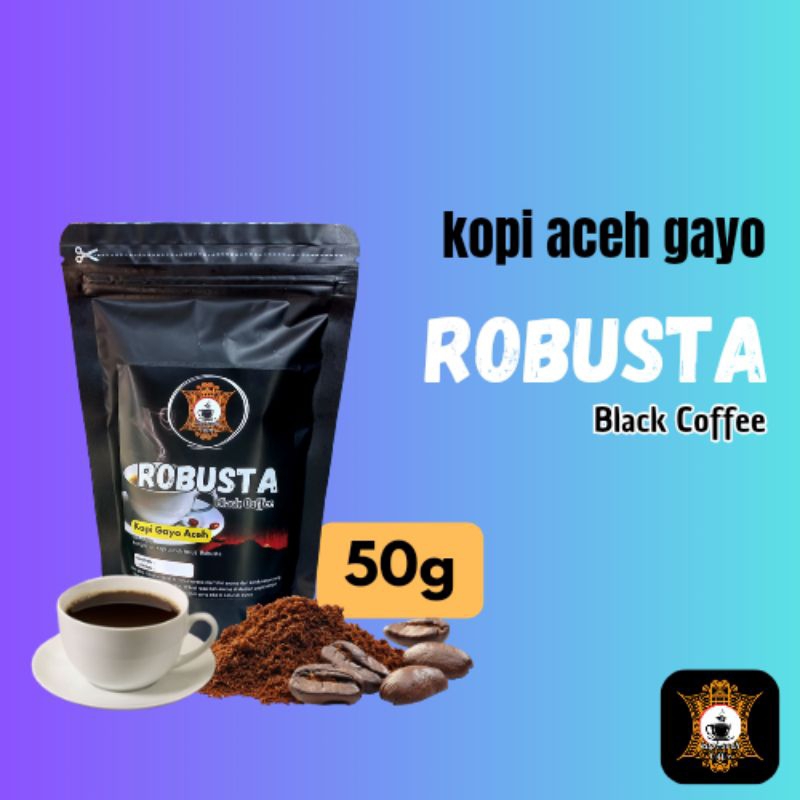 

kopi robusta gayo aceh kopi bubuk halus 50g