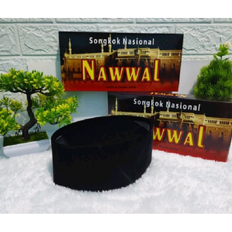 (GROSIR) ORIGINAL SONGKOK NAWWAL AA-AC TINGGI 8-9-10 PECI HITAM NAWWAL SONGKOK HITAM NAWWAL