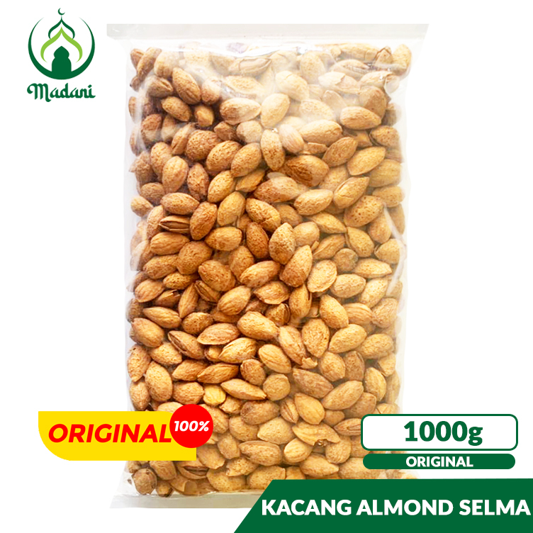 

Almond Kulit Selma Kacang Arab Oleh-Oleh Haji Umroh 1Kg