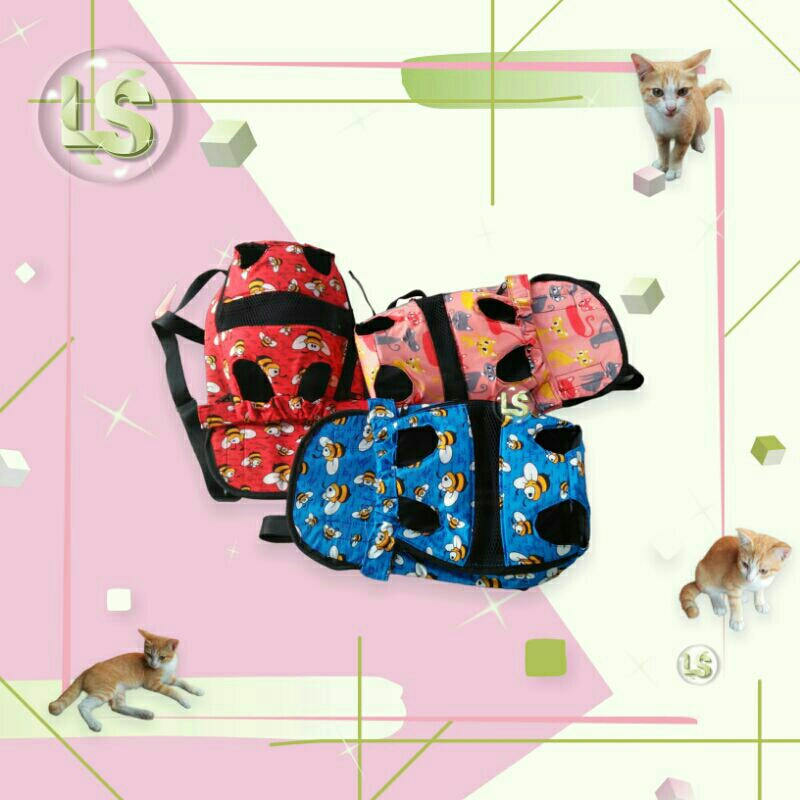 Tas Kucing Gendong Depan Ransel Gendong Depan Kucing