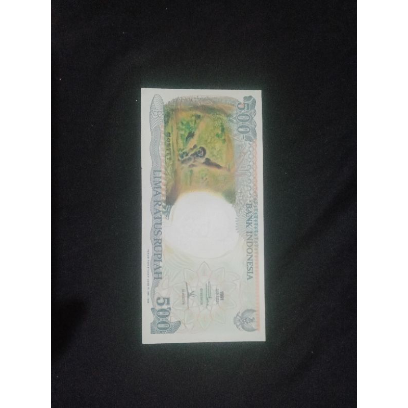 Hobby Koleksi Uang Kuno 500 Monyet Gantung 1991