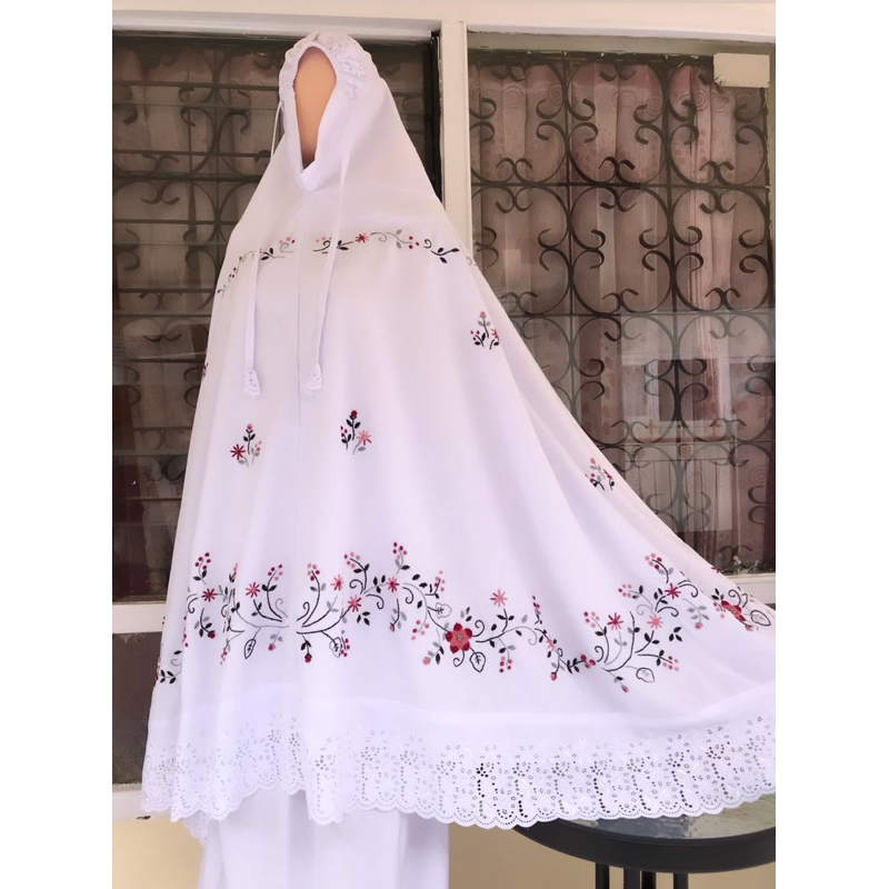 Mukena khadijah sulam