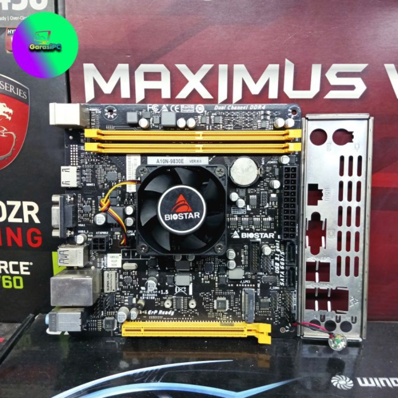 Motherboard AMD Biostar A10N-9830E AMD FX-9830P Processor DDr4