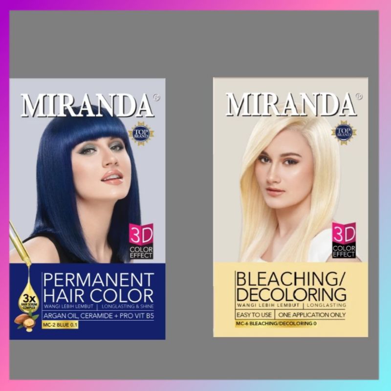 Miranda Paket Rambut MC2 Blue & MC6 Bleaching.