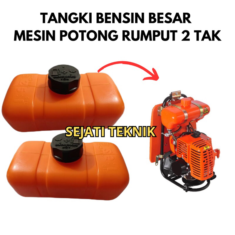 Tangki bensin tanika besar mesin pemotong rumput 2 tak fuel tank assy mesin pemotong rumput 2 tak ta