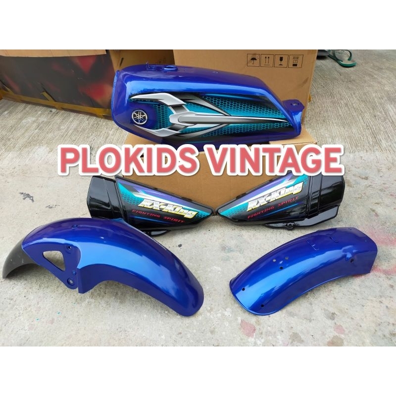 Body set rx king 2007 biru tengki tangki rx king