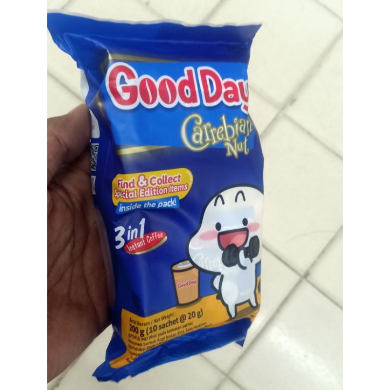 

Good Day Carebian Nut 200g spesial edition 10x20gr