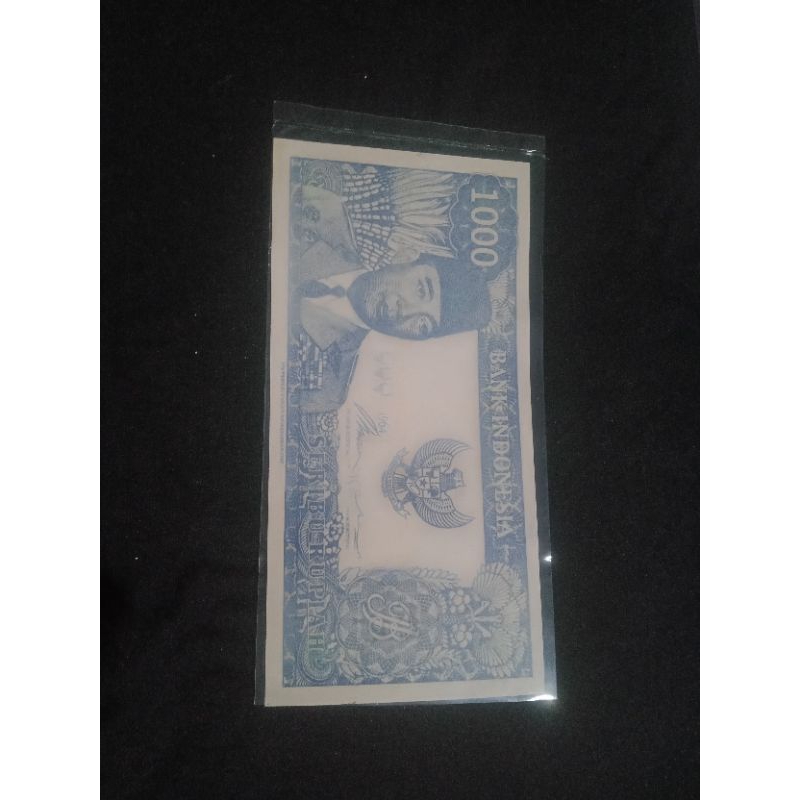 Hobby Koleksi Uang Kuno 1000 Soekarno Melengkung Biru 1 Penari