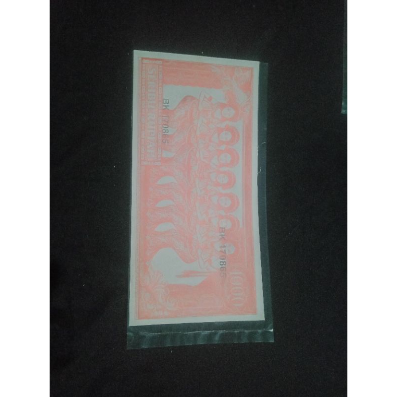 Hobby Koleksi Uang Kuno 1000 Soekarno Melengkung Merah 7 PENARI