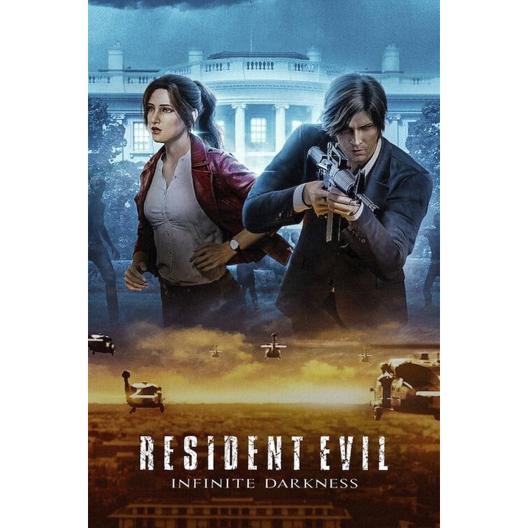dvd kaset Resident Evil: Infinite Darkness (2021)