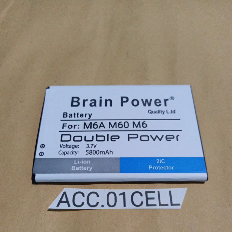 Baterai Batre Evercoss M6A M60 M6  4G LTE Double Power