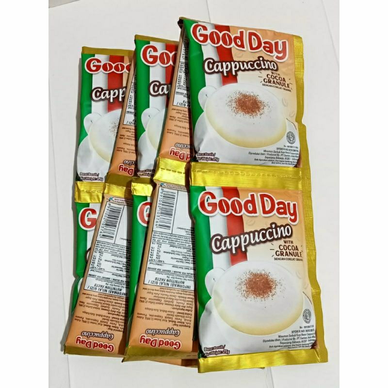 

Good Day Cappucino (1 Renceng isi 10 pcs)