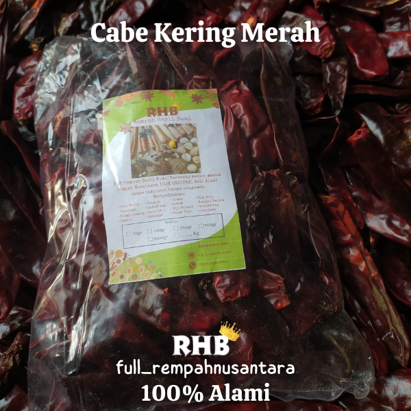 

CABE KERING MERAH BESAR KUALITAS SUPER 100% ASLI ALAMI