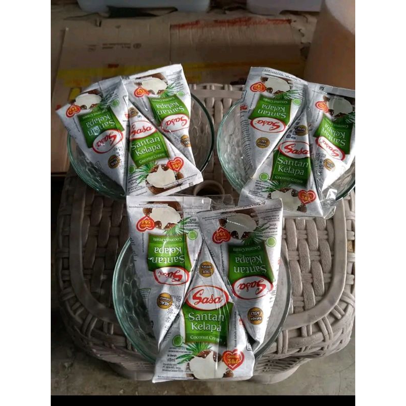 

Santan sasa free mangkok boba