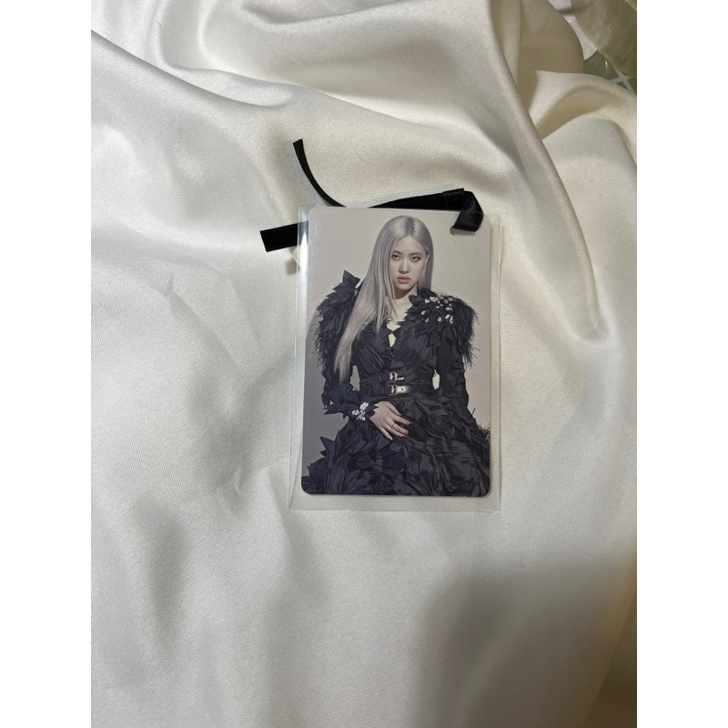 wts Blackpink rose Photocard /blackpink the album Japan merch bookmark photocard