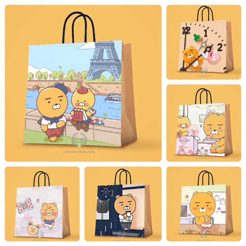 

Paperbag Custom Kakao Talk Goodie Bag Ulang Tahun Anak Tas Kado Tas Kertas Hampers Birthday