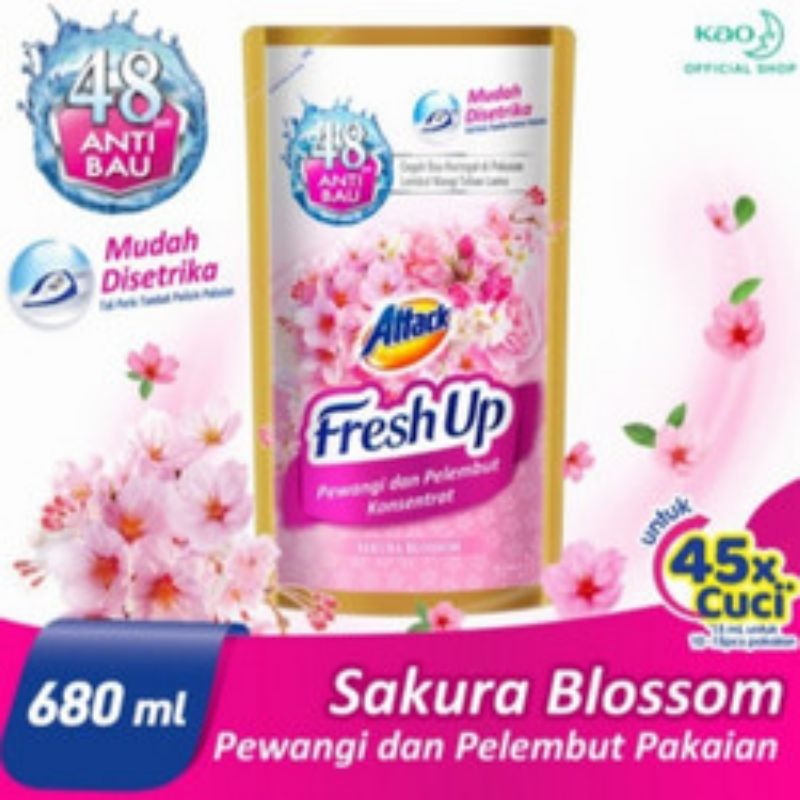 ATTACK DETERGENT FRESH UP SAKURA 680ml