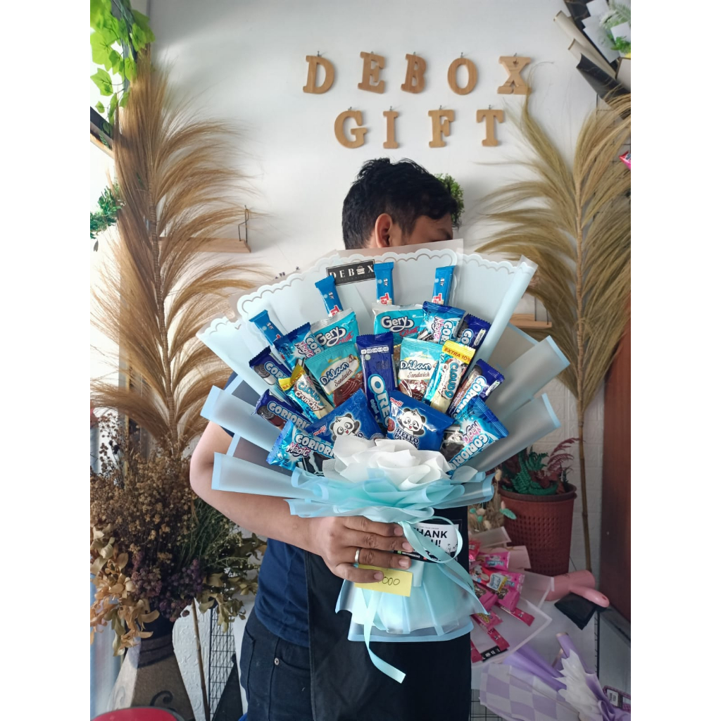 

Buket Snack Medium 3 | Buket Snack | Wisuda | Ulang Tahun | Snack