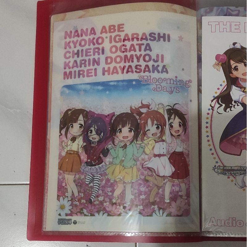 Clear Poster Plastik Anime IDOLM@STER Idolmaster Original Jepang 2