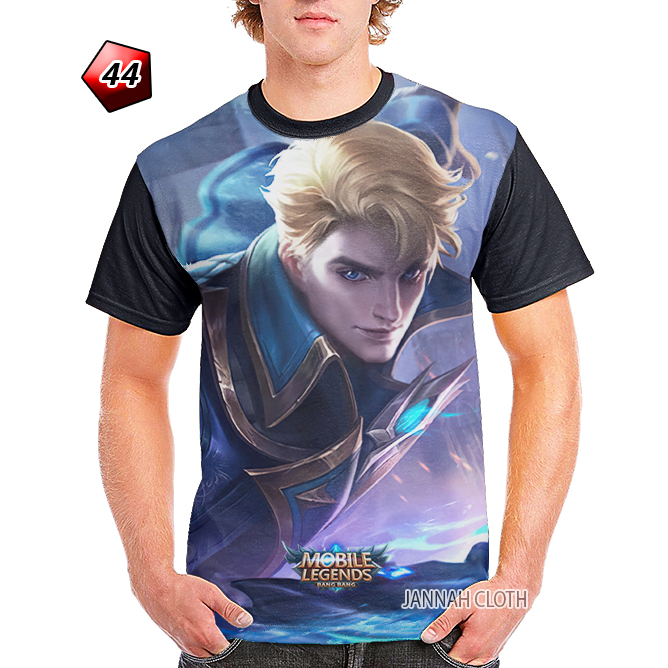 Kaos Mobile Legend Alucard Demon Hunter Kode ML44 Printing